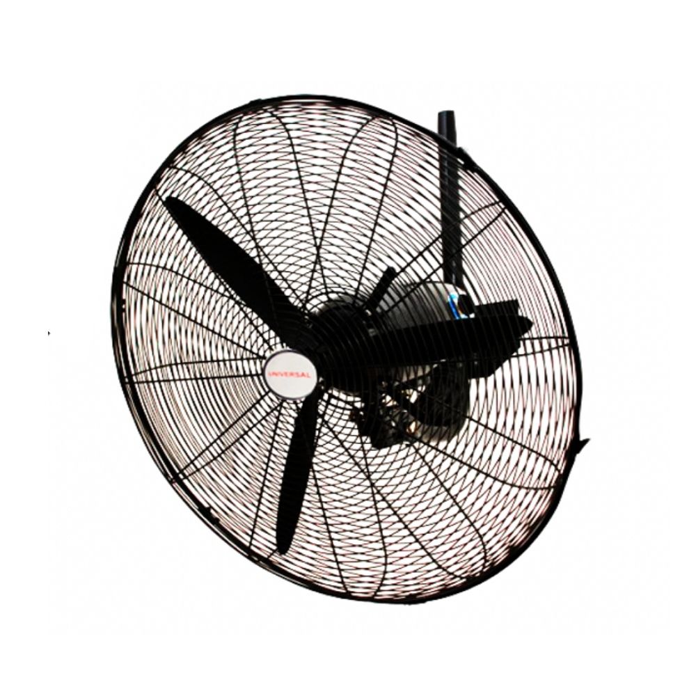 Ventilador de pared de 20 pulgadas con ventilador oscilante de 120°,  ventilador de pared con 3 velocidades, ventilador industrial con 7000 CFM