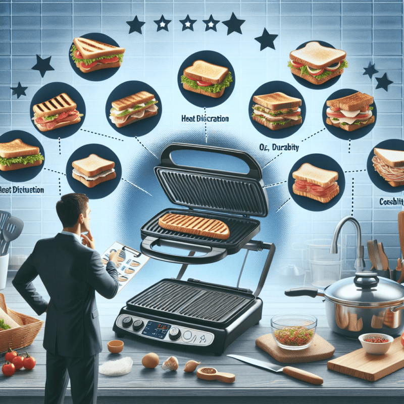 Cómo Elegir la Mejor Sandwichera Grill para tu Cocina