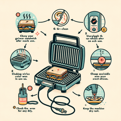 Cómo Mantener tu Sandwichera Grill en Óptimas Condiciones