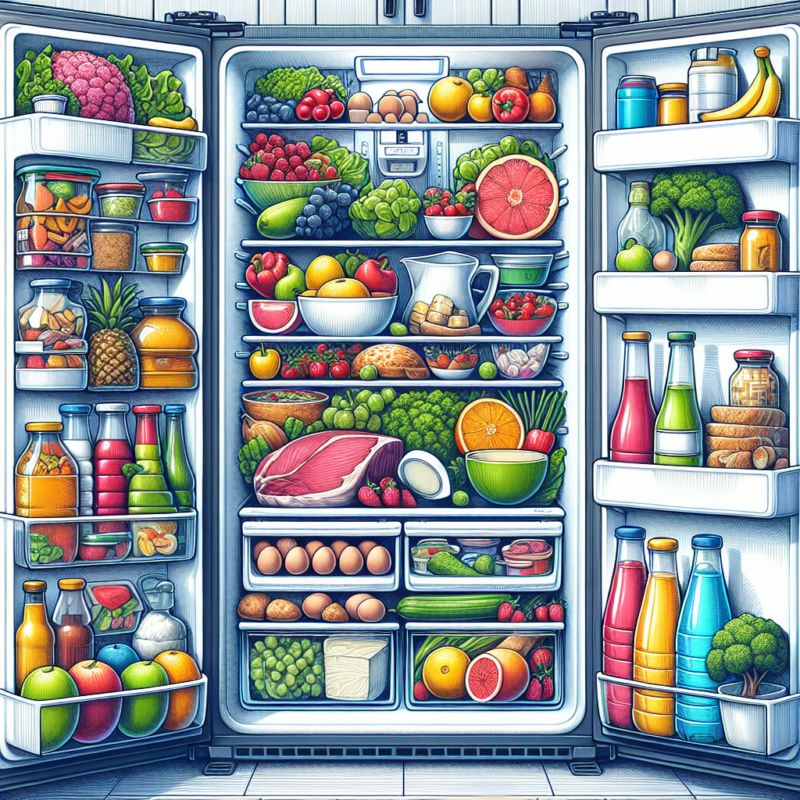 El Arte de Organizar un Refrigerador: Técnicas y Consejos para Maximizar Espacio y Frescura de Alimentos