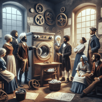 ¿Quién inventó las lavadoras?