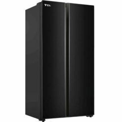 Nevera tcl side by side 18 pies cubicos negra glass black