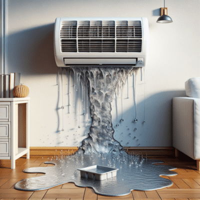 ¿Qué pasa cuando un aire acondicionado bota agua?