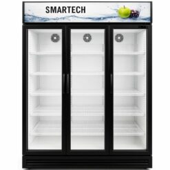 exhibidor refrigerado smartech de 40 pies cubicos 3 puertas bajo consumo