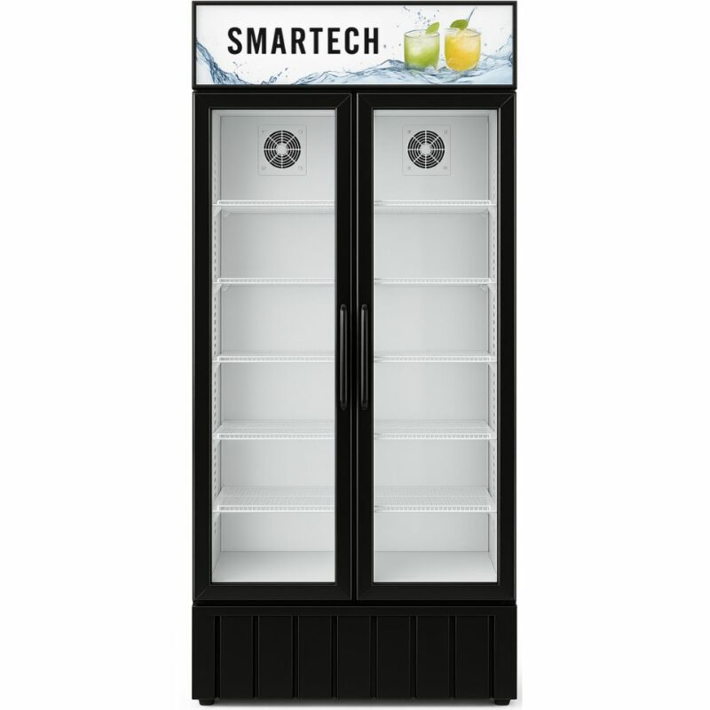 exhibidor refrigerado smartech de 16 pies cubicos 2 puertas bajo consumo