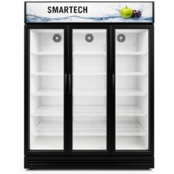 exhibidor refrigerado smartech de 40 pies cubicos 3 puertas bajo consumo