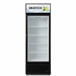 exhibidor refrigerado smartech de 9 pies cubicos 1 puerta de cristal bajo consumo electrico