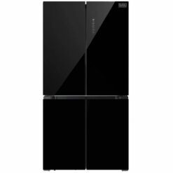 Nevera Inverter 4 puertas Cross Door Negro Espejo Black+Decker 19 Pies Cubicos BXREBH58517B