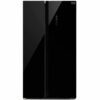 Nevera Inverter Side by Side Negro Espejo Black+Decker 21 Pies Cubicos