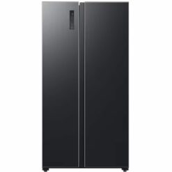 Nevera Samsung Inverter side by side tipo libro acero inoxidable negro mate 18 pies cubicos RS52B3000B4