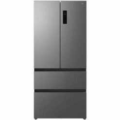 Nevera Inverter French Door 4 puertas 19 Pies cubicos TCL C530FD gris pantalla digital