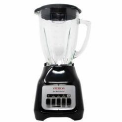 licuadora 1.25 litros cuchillas en acero inoxidable american negro la-402
