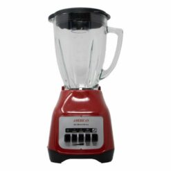 licuadora 1.25 litros cuchillas en acero inoxidable american roja la-402