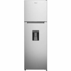 Nevera Inverter 9 pies cubicos con dispensador de agua Whirlpool plateado WT32409D