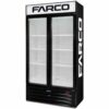 exhibidor refrigerado 20 pies cubicos farco UR 20GL HC EC dos puertas