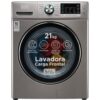 lavadora automatica black+decker 46 libras 21 kilogramos gris bxwabh21s