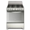 Estufa a gas Frigidaire de 30 pulgadas tope en acero inoxidable FKGN30C3YL