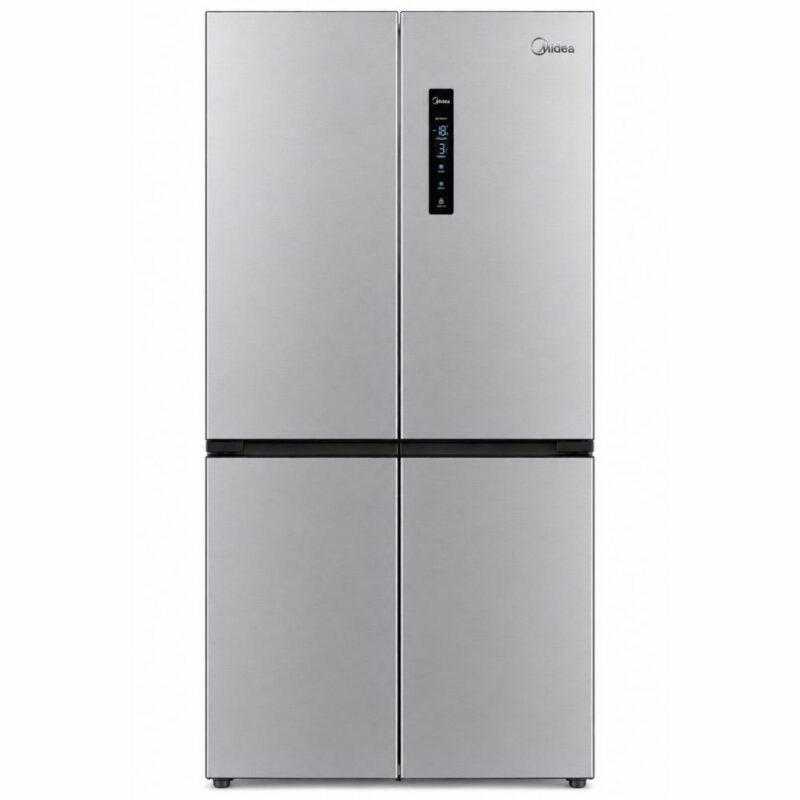 Nevera inverter midea 15 pies cubicos 4 puertas acero inoxidable MDRM554FGG46D