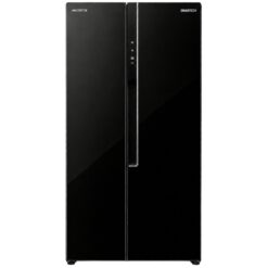 NEVERA INVERTER SMARTECH GLASS BLACK SIDE BY SIDE TIPO LIBRO