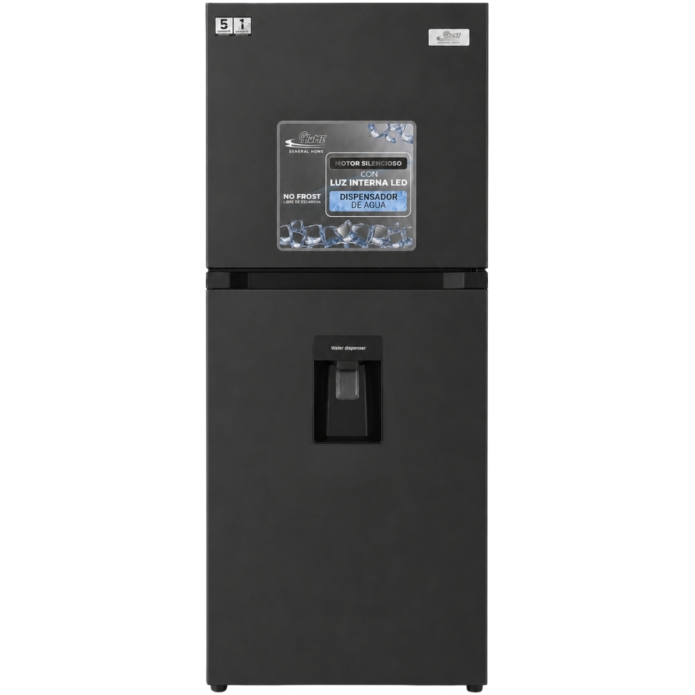 nevera inverter ghome 10 pies cubicos dispensador de agua auto frost Gris GH210NF-DN general home